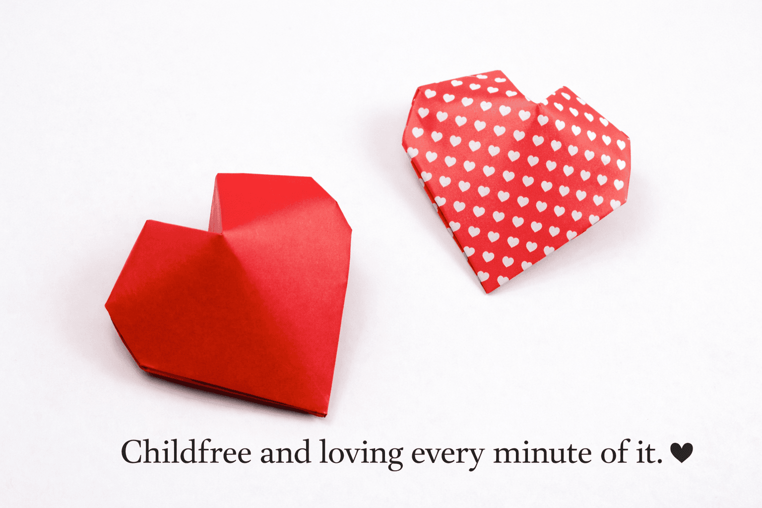 Childfree couple background